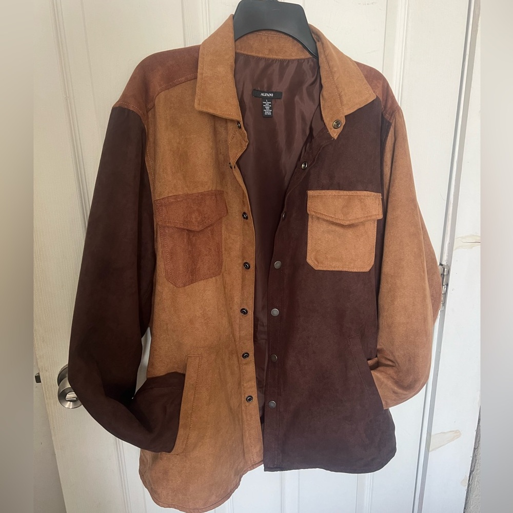Large Alfani multi colored brown cover up